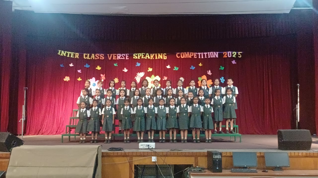 Junior School Verse Speaking Competition August 2025 (Std I-II)