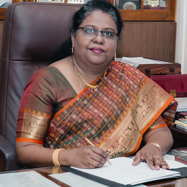Dr. Mrs. Christy Priyadharsini. F, Principal of Bishop Cotton Girls' School