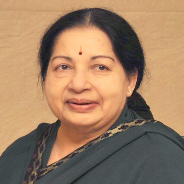 The Late J. Jayalalithaa